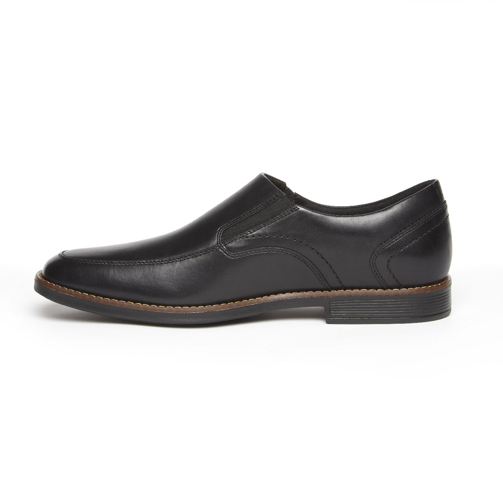 Rockport Slip-On For Mens Black - Slayter Bike Shoe - EJ5687492